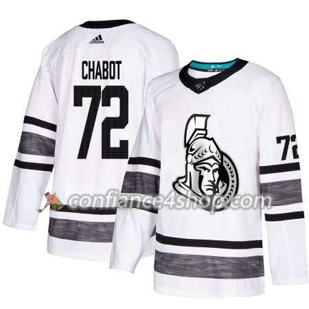 Adidas Maillot de Hockey Ottawa Senators Thomas Chabot 72 2019 All-Star Blanc Authentic - Homme